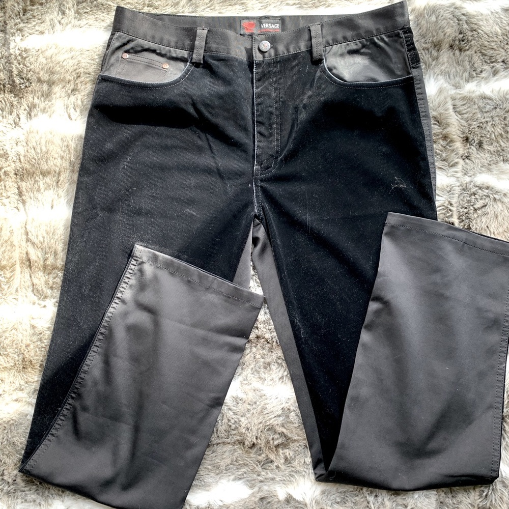 Versace jean Couture corduroy pants
